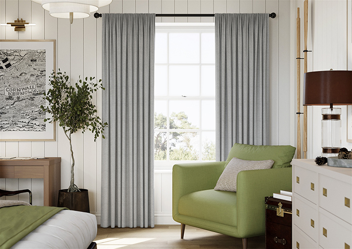 Roslin (Blackout), Lunar Grey - Made to Measure Curtains - Image 3